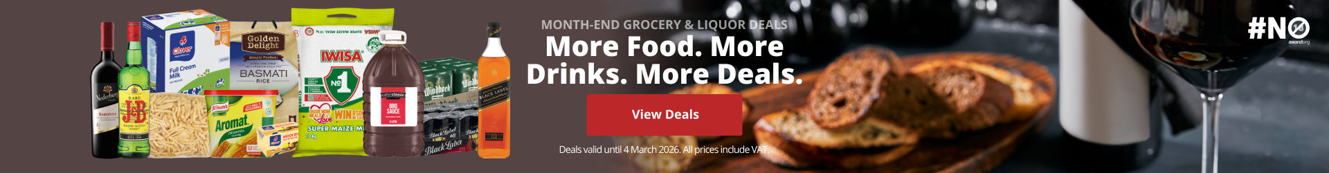 Save on food, drinks and more with month-end deals at Red Star Wholesale. Valid until 4 March 2026. Click to shop now.