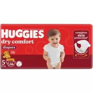 Ideal for day or night, dry comfort disposable nappies for 15+kg babies provide long-lasting dryness for 12 hours. Cute with Disney characters on the outer cover, these super absorbent lock-dry nappies feature a stretchy leak guard with improved resealable fasteners, ensuring a steadfast, comfortable fit.