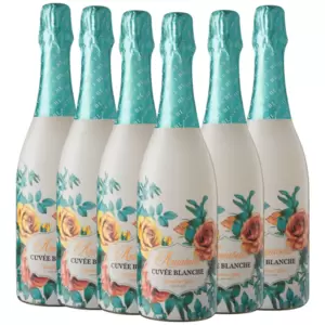 This easy to drink semi-sweet bubbly  goes well with spicy chicken dishes or a fresh salad, but it also goes well with fruity desserts or sweet cheeses.
