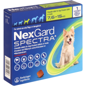 Prevent and control flea, tick and mite infestations in dogs and puppies aged 8 weeks and older with the help of this beef-flavoured tablet. It effectively treats adult roundworm, hookworm, whipworm and heartworm infections.
