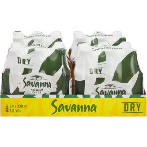 Savanna Dry Premium Cider Bottles 24 x 330ml