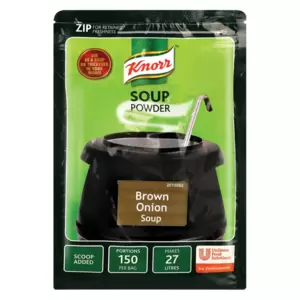 Add delicious flavour to a variety of different dishes with this brown onion soup. Make meals go further or thicken things up with this easy-to-use powder that is sure to become your new best friend in the kitchen.
