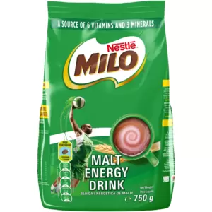 Nestlé Milo Malt Energy Drink combines cocoa and malt for a delicious, energy-boosting beverage. Get your day started with this firm favourite.