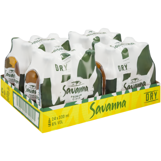 Savanna Dry Premium Cider Bottles 24 x 330ml