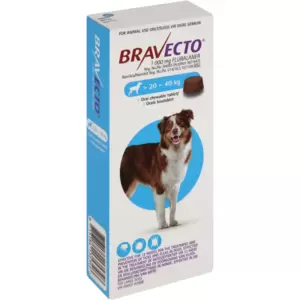 A veterinary-recommended product, this fast-acting, effective and palatable chewable tablet is the ideal choice when it comes to treating, preventing and controlling tick, flea and mite infestations for 12 weeks.