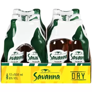 Savanna Dry Premium Cider Bottles 12 x 500ml