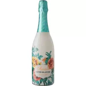 This semi-sweet bubbly with has an abundance of floral muscat aromas and tropical fruit flavours such as litchis, pineapples and peaches.