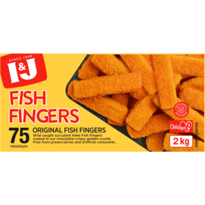A must have in your freezer, these frozen fish fingers are every dult and kid's favourite fun meal ready to be whipped out and heated up for a fast and friendly dinner meal. You can also serve it as a snack in school lunchboxes or to satisfy after school hunger pangs.