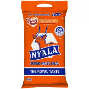 Nyala Super Maize Meal is a versatile ingredient with a fine texture, ideal for thickening sauces and making porridges. It absorbs flavours well, enhancing the taste of dishes.