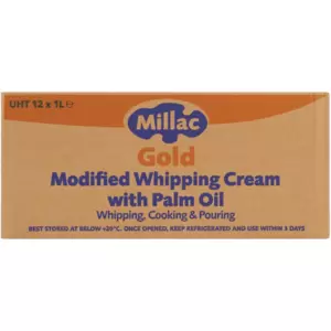 When it comes to whipping, only the best is needed! With an amazing taste and easy to whip-up or pipe structure - you’ll have the best looking and tasting desserts out there.