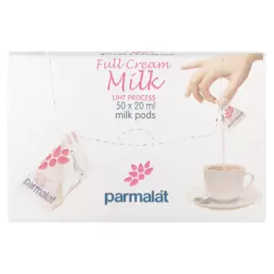 Parmalat’s 20ml individual serve milk pods are just enough for that perfect cup of tea or coffee.