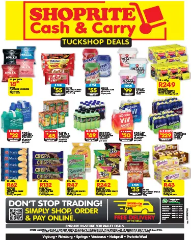 Shop Tuckshop Deals on Shoprite Cash &amp; Carry