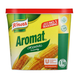 Aromat seasoning gives your favourite foods real taste! Shake it on meat, chicken, eggs, stews, vegetables - anything you fancy - and shake up your taste buds!