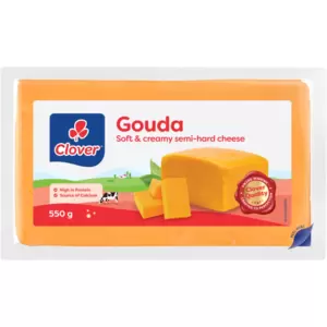 Experience this semi-hard cheese that offers a creamy texture and rich flavour, perfect for sandwiches, salads, and meals. High in protein and a source of calcium, it's great for enhancing your dishes. Conveniently sliceable, it’s ideal for quick meal prep or gourmet recipes, adding smooth taste and benefits to everyday cooking.