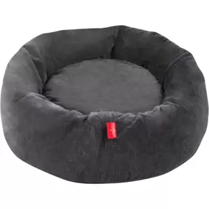 A high-quality dog bed thats ideal for pets who want to curl up. It features a high rim, which creates a sense of security for your pet. This soft, flexible, and plush zippered dog bed is has been manufactured with luxuriant faux furpile, making it the perfect resting space for your pets.