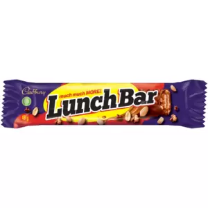The Cadbury Lunch Bar Milk Chocolate Bar is a delicious snack featuring a blend of wafer biscuits, chewy caramel, peanuts and crisped rice, all coated in smooth milk chocolate. This combination offers a satisfying mix of crunchy and chewy textures, making it a perfect pick-me-up for any time of the day.
