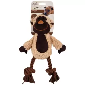 Promoting your dog's natural hunting and playing instincts, this fun and innovative dog toy is made from robust material and designed for long-lasting fun. It has a squeaker and features soft plush fabric as well as sturdy rope, making it great for chewing, shaking and more.