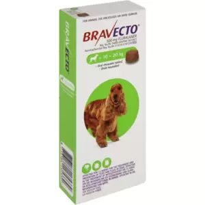 Rely on this cost-effective solution to keep your dog free from ticks and fleas. These chewable tablets should be administered once every 12 weeks and can be used as a treatment strategy for flea allergy dermatitis.
