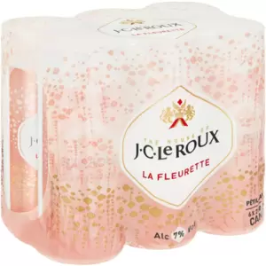 You don't have to lug a huge, heavy bottle of sparkling wine around every time you want to celebrate just being alive. A 6-pack of the delicate pink and light bubbly J.C. Le Roux La Fleurette sparkling wine will ensure the party follows you wherever you go.