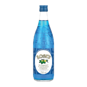 Enjoy Rose's Cordial on its own, with ice and a splash of water or as the basis of your favourite blueberry cocktail.