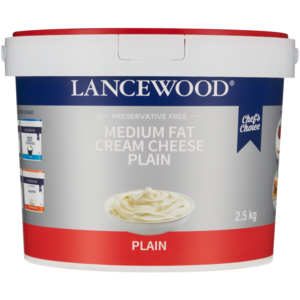 Medium fat and delicious, this plain cream cheese is the perfect companion for all your meals, whether you are using it to tone down spices or add a creamy texture to your meal.