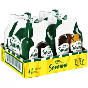 Savanna Dry Premium Cider Bottles 12 x 500ml