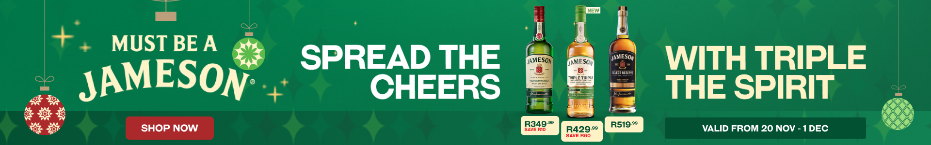 REDSTARWHOLESALE JAMESON SPECIALS 