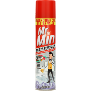 Mr Min offers superior protection against everyday stains, cleaning and shining household surfaces fast.