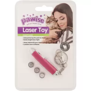 Keeping pets happy and entertained, this red laser toy delivers hours of fun for your cat. Project the red laser beam on the floor, the walls , furniture and anywhere else for your cat to chase and try and catch it. Perfect for indoor cats, It is a terrific way to ensure that your pet gets the exercise they need in the comfort of their own home.