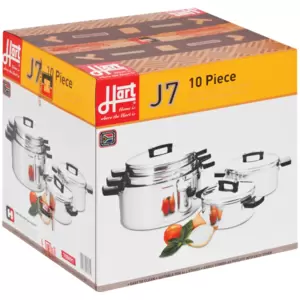Hart J7 Aluminium Stewpan Set 10 Piece