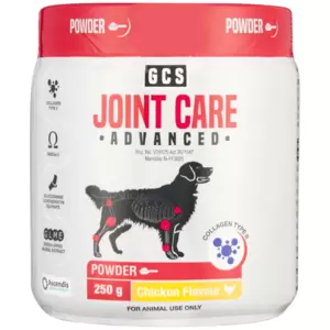 Great tasting with 6 active ingredients to help repair joints and manage pain and inflammation, this palatable and nutritional powder helps manage the discomfort your pet is experiencing.