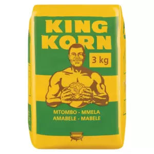 King Korn is over 50 years old and is a heritage brand in both Cereals and Homebrew made with 100 percent pure sorghum. Mabele fine can be used and consumed as a porridge while Mabele Coarse can be consumed as a pap or porridge.