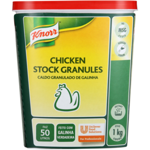 Feel contented by satisfying your poultry cravings without needing to endulge in chunky chicken pieces with this granulated chicken stock. Enhance your dish and add a flavour that will never make you chicken out of the kitchen.