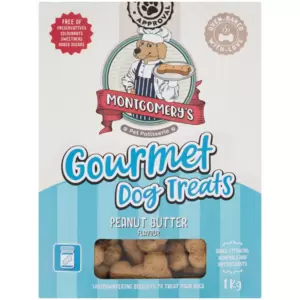 Great tasting, nourishing and filling, this gourmet treat has been oven baked with love and flavoured with peanut butter. Every delectable bite is tailored to your dog's preferences and infused with vitamins, minerals, and antioxidants that promote growth and development while also acting as an excellent tooth cleaner.