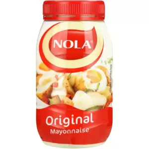 A basic condiment that blends flavor and quality, Nola Original Mayonnaise Jar is a must-have for anybody who enjoys cooking and eating delectable food. Its high-quality ingredients guarantee that every scoop has the best taste, and its creamy texture and adaptability make it ideal for a wide variety of recipes. Nola Original Mayonnaise can help you consistently make tasty and filling meals, whether you're cooking for the family or just yourself!