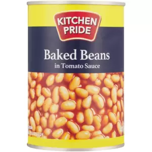 Kitchen Pride Baked Beans in Tomato Sauce offers a versatile and delicious option for various meals. Perfect for enhancing curries, stews and salads, these beans provide a rich texture and flavour. Ideal for breakfast or snacks when paired with toast, they are a convenient pantry staple.