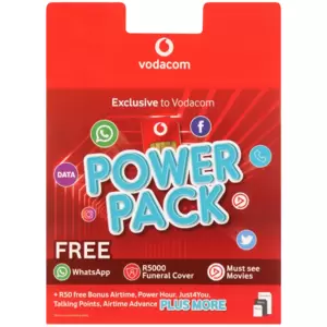Vodacom Power Pack Prepaid SIM Card Starter Pack