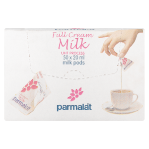 Parmalat’s 20ml individual serve milk pods are just enough for that perfect cup of tea or coffee.