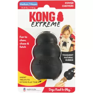 This traditional toy may be packed with a tasty reward and frozen for a longer-lasting experience, making it a great choice for eager power chewers.
